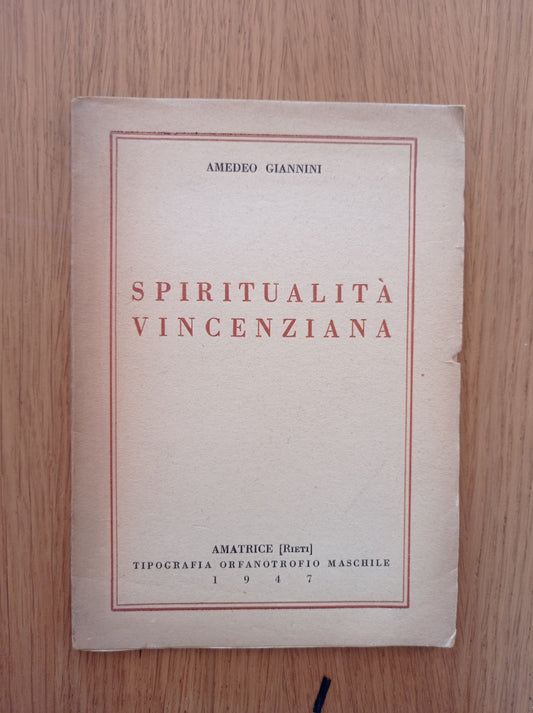 Spiritualità Vincenziana - copertina