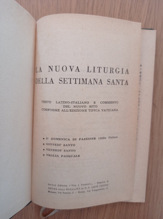 La nuova liturgia della settimana Santa - copertina