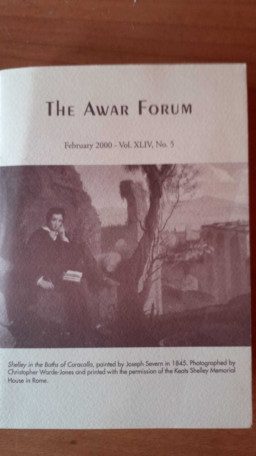 The Awar Forum - copertina