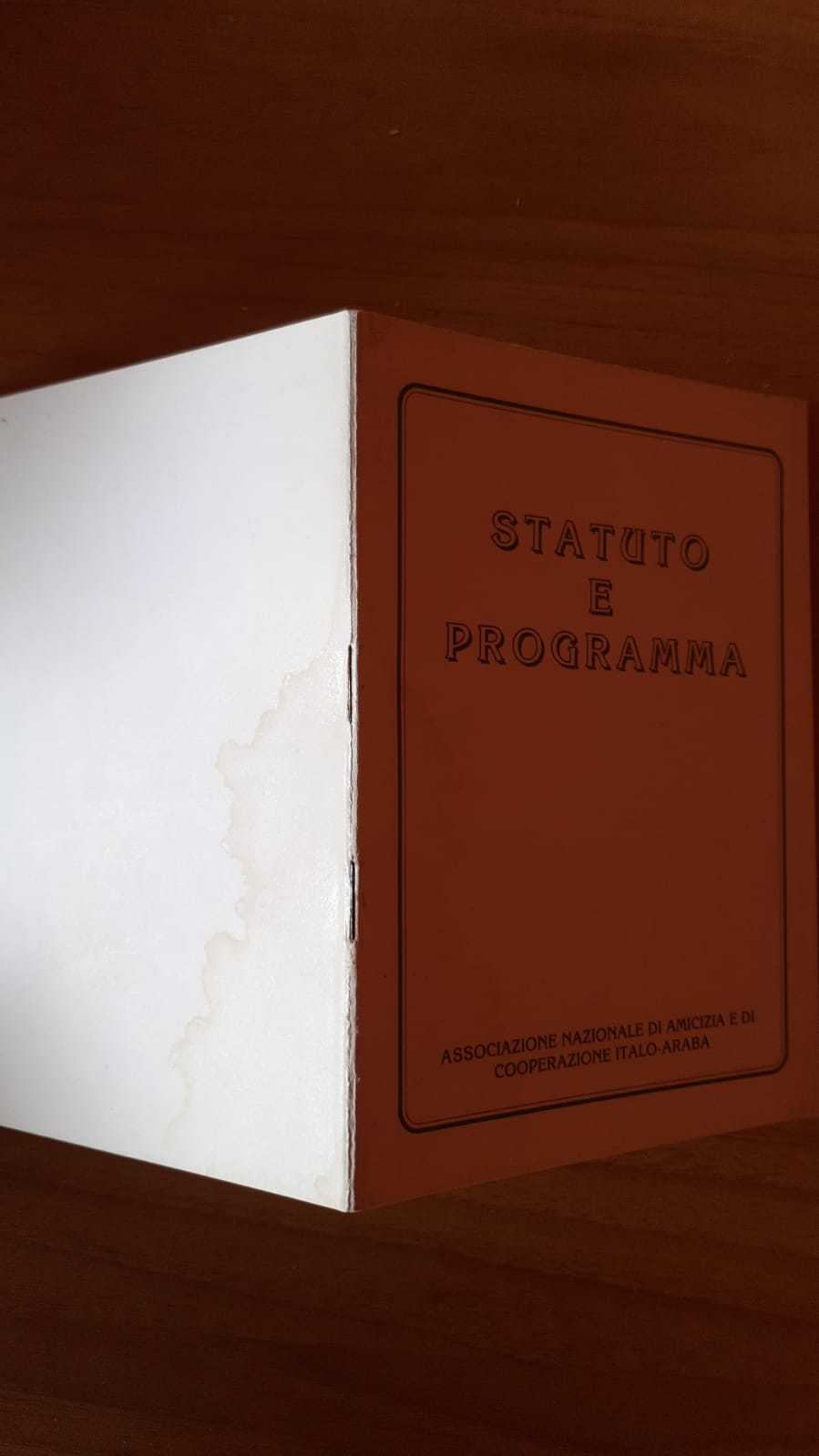 Statuto e programma - copertina