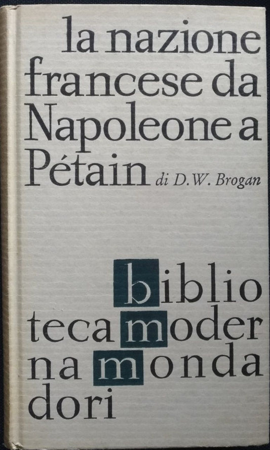 La nazione francese. Da Napoleone a Pétain. 1814-1940 - copertina