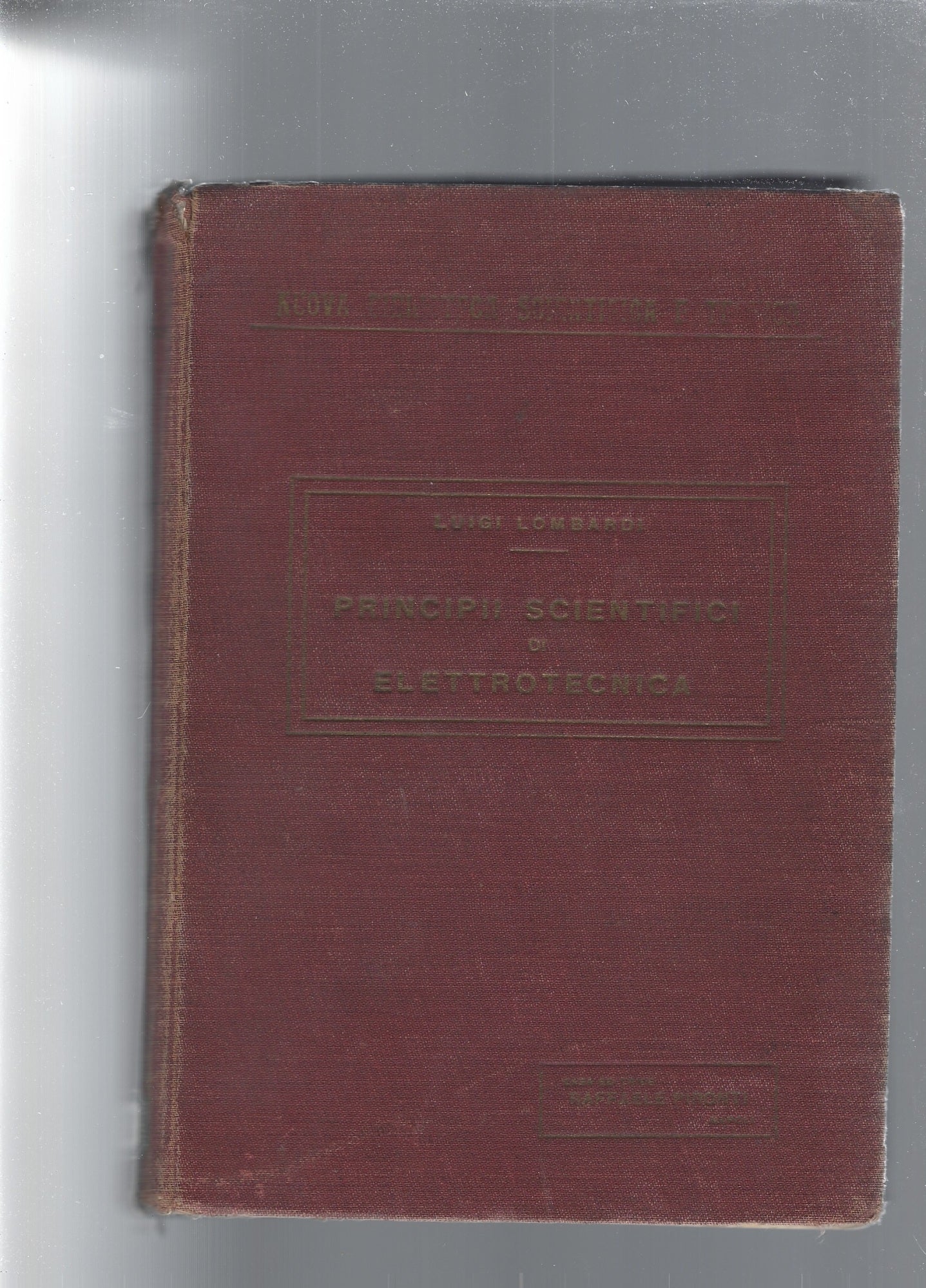 PRINCIPII SCIENTIFICI DI ELETTROTECNICA - copertina