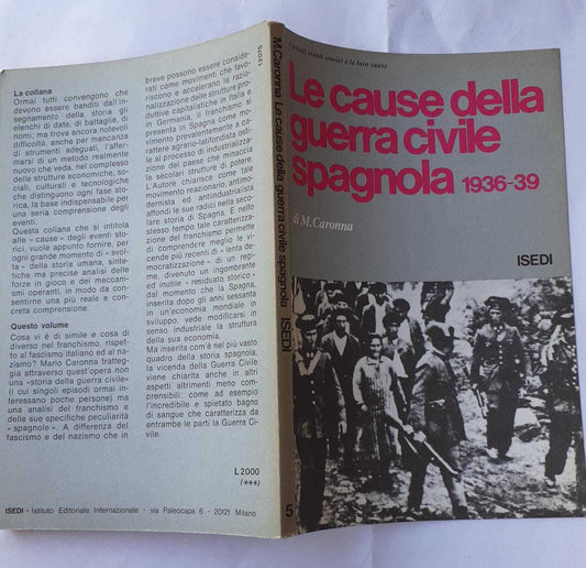 Le cause della guerra civile spagnola (1936-39) - copertina