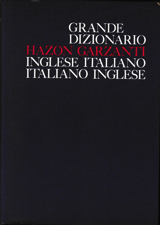 Grande Dizionario Inglese-Italiano Italiano-Inglese - copertina