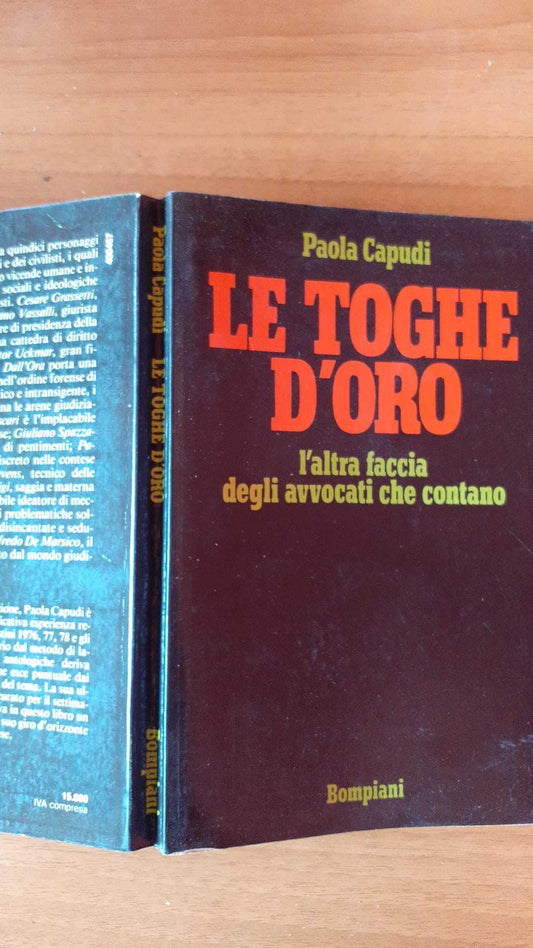 Le toghe d'oro - copertina