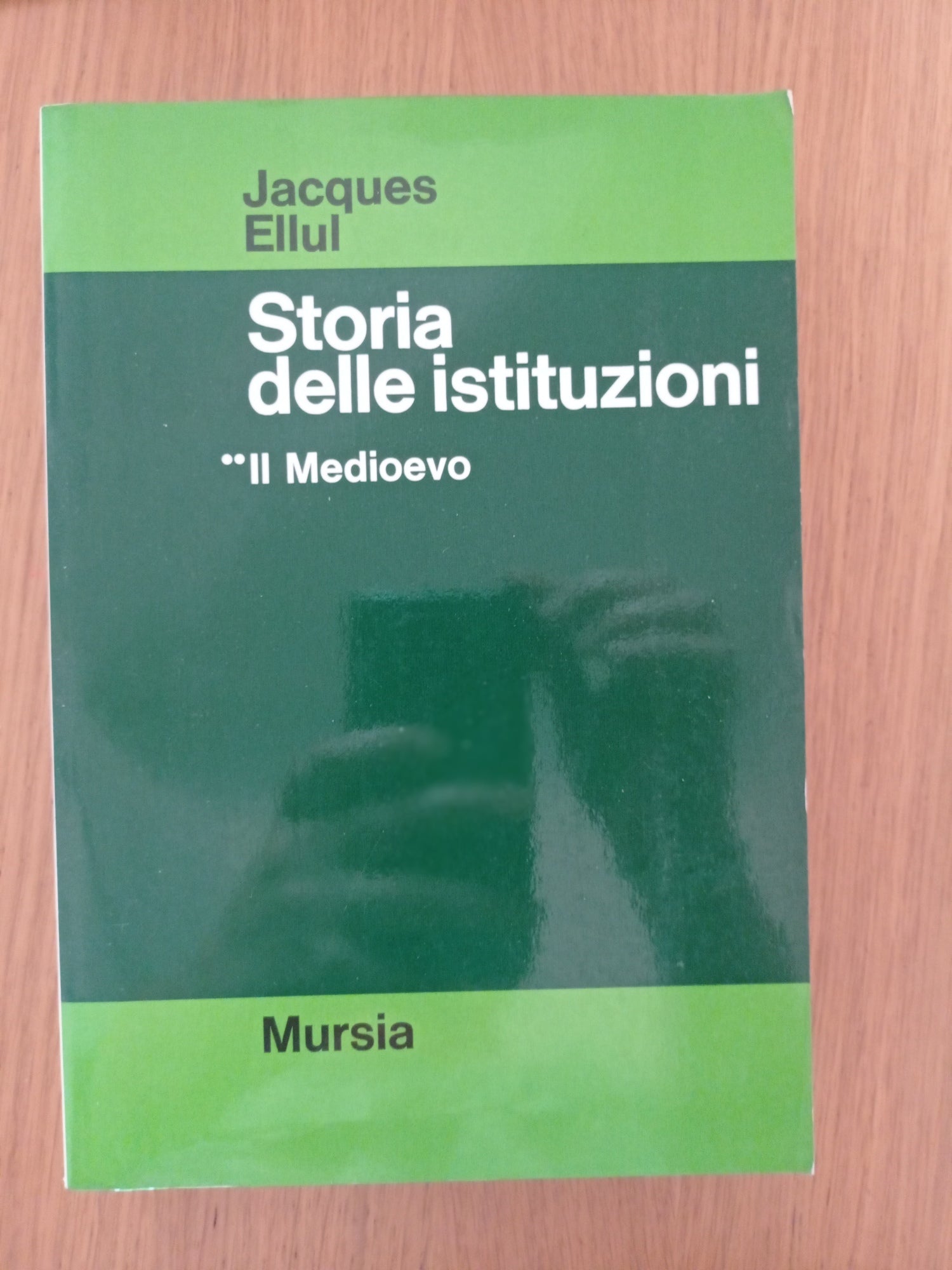 Storia delle istituzioni: 2. Il Medioevo: Vol. 2 - copertina