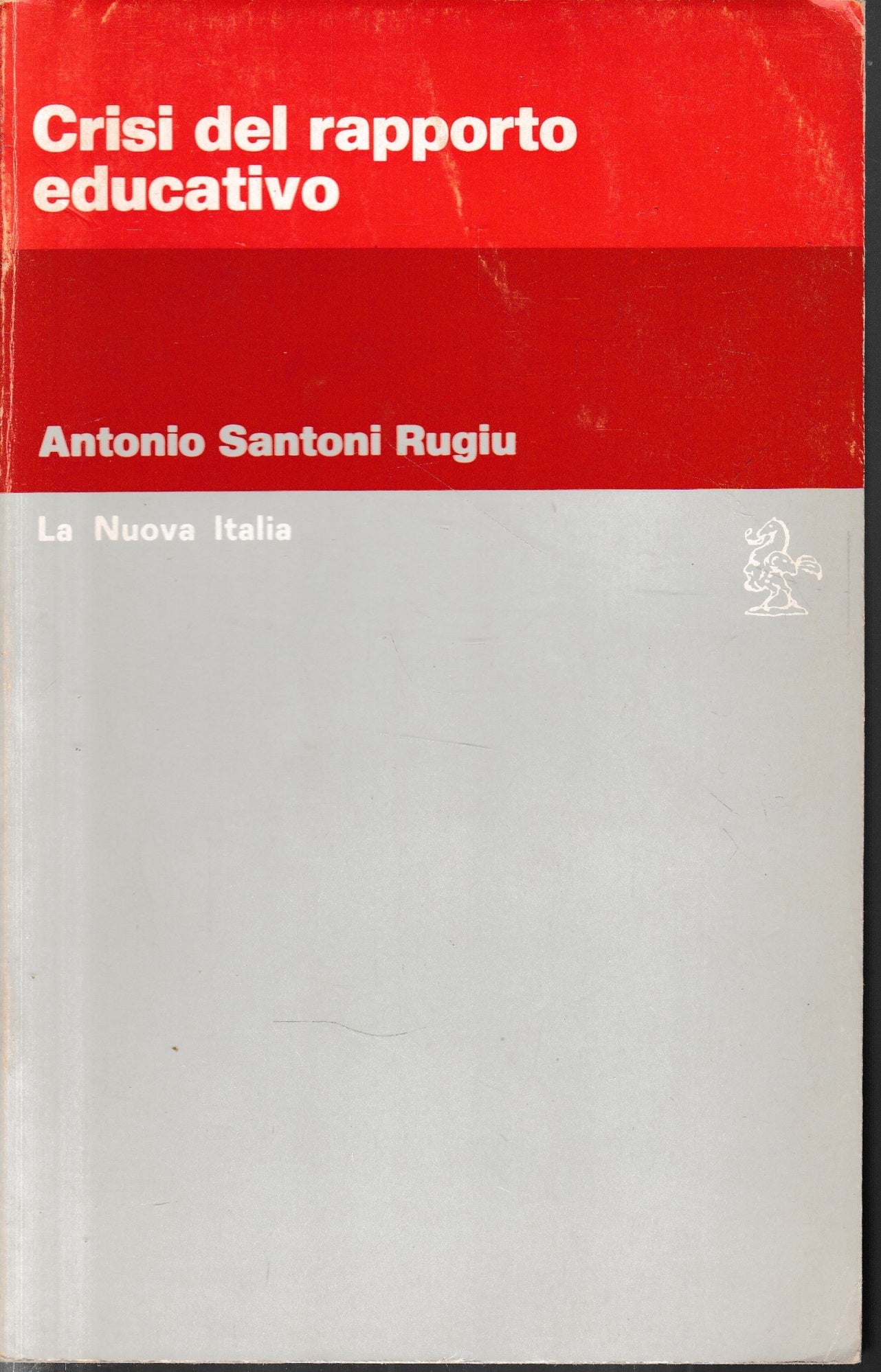 Crisi del rapporto educativo - copertina