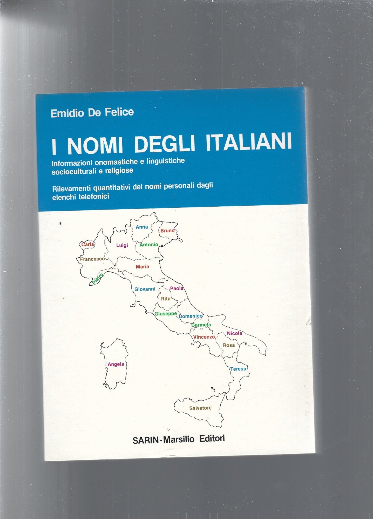I NOMI DEGLI ITALIANI - copertina