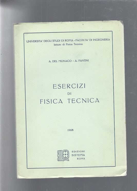 ESERCIZI DI FISICA TECNICA - copertina