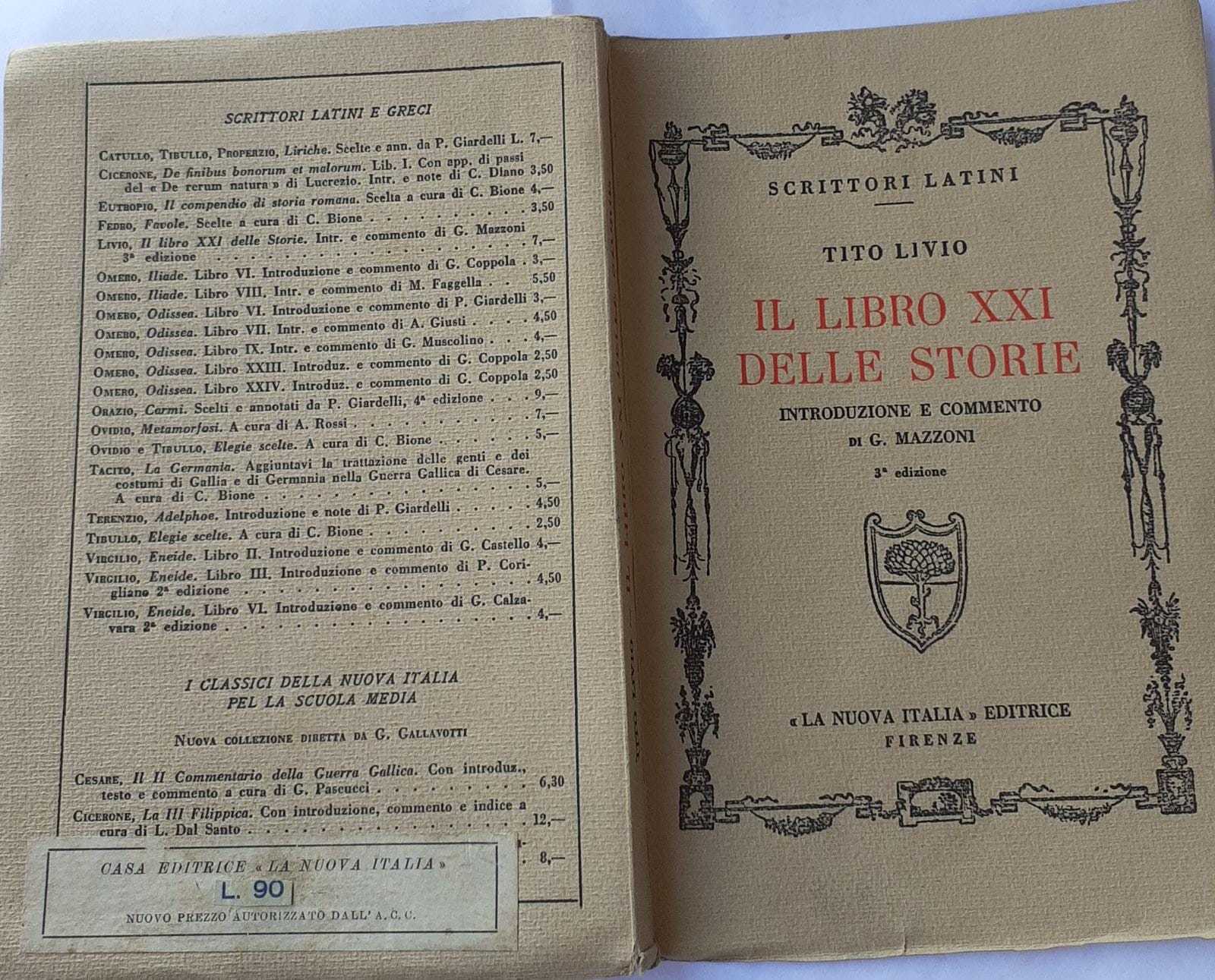 Il libro XXI delle storie - copertina