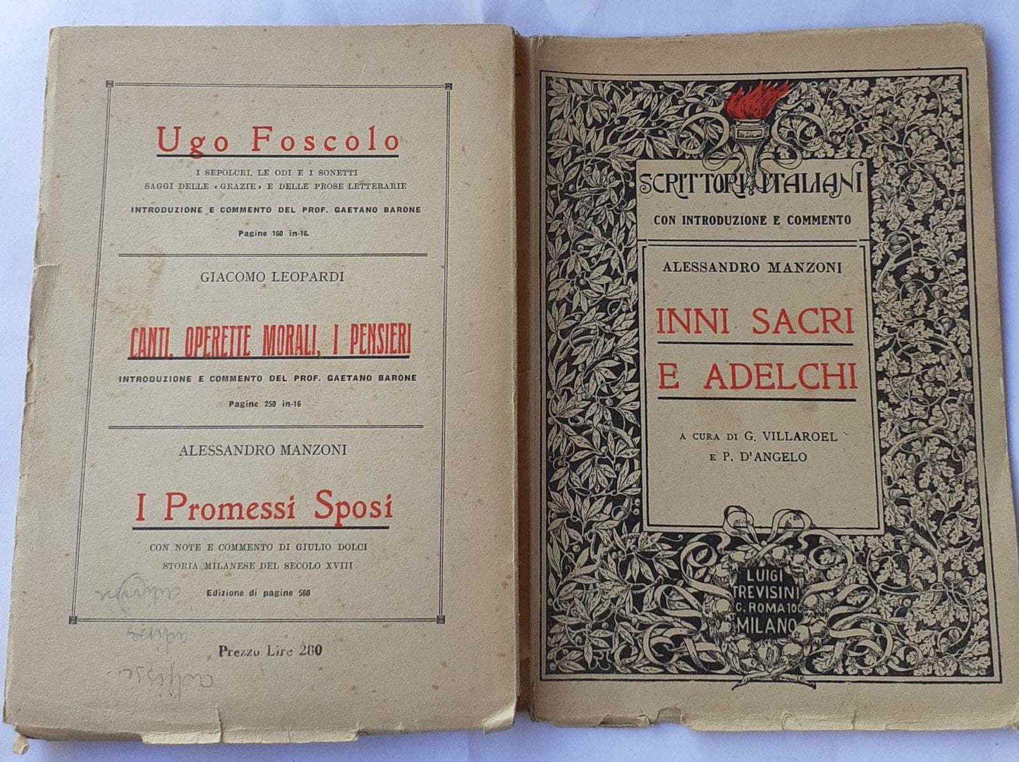 Inni sacri e adelchi - copertina