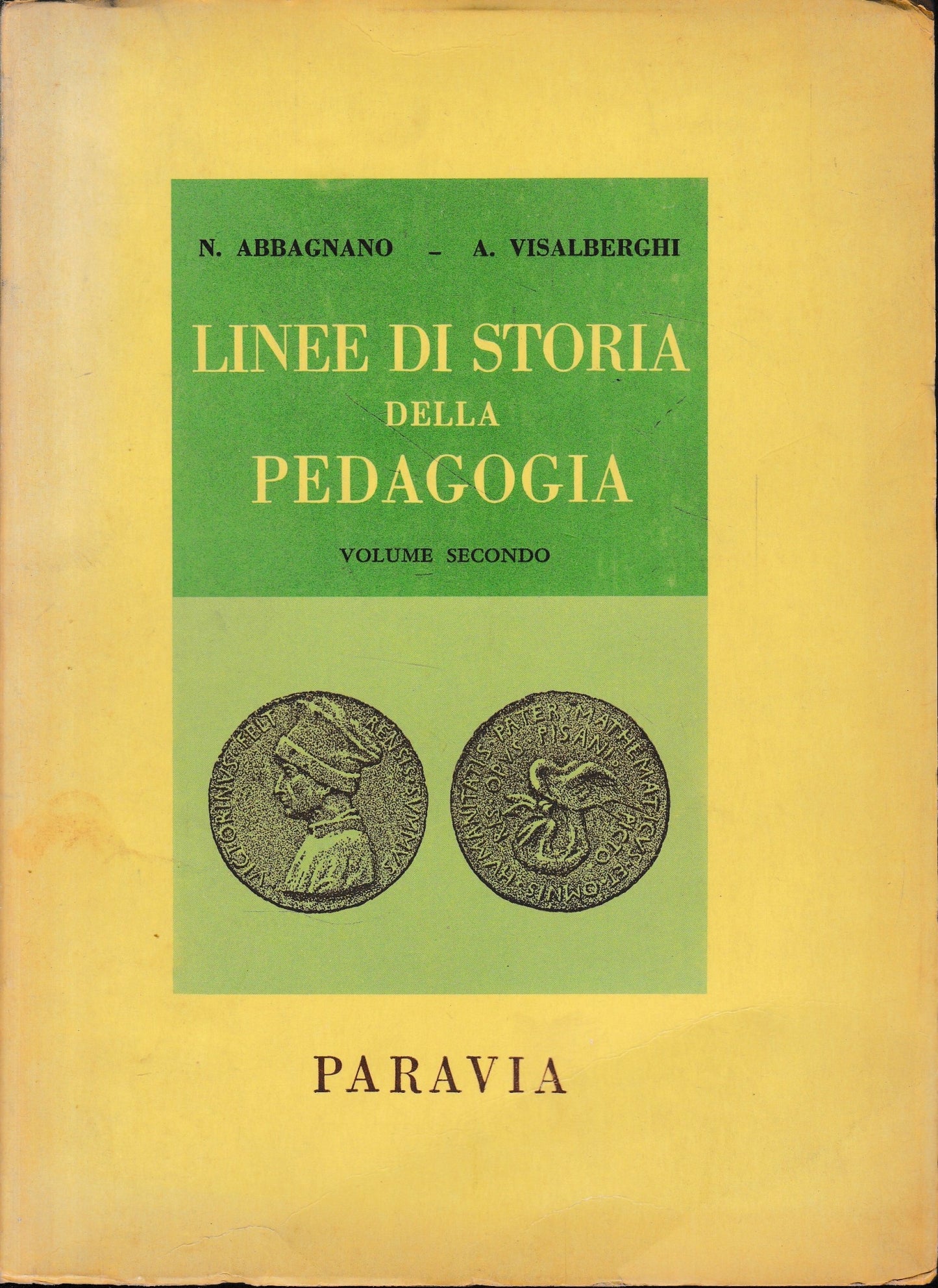 Linee di storia della pedagogia, vol. 2° - copertina