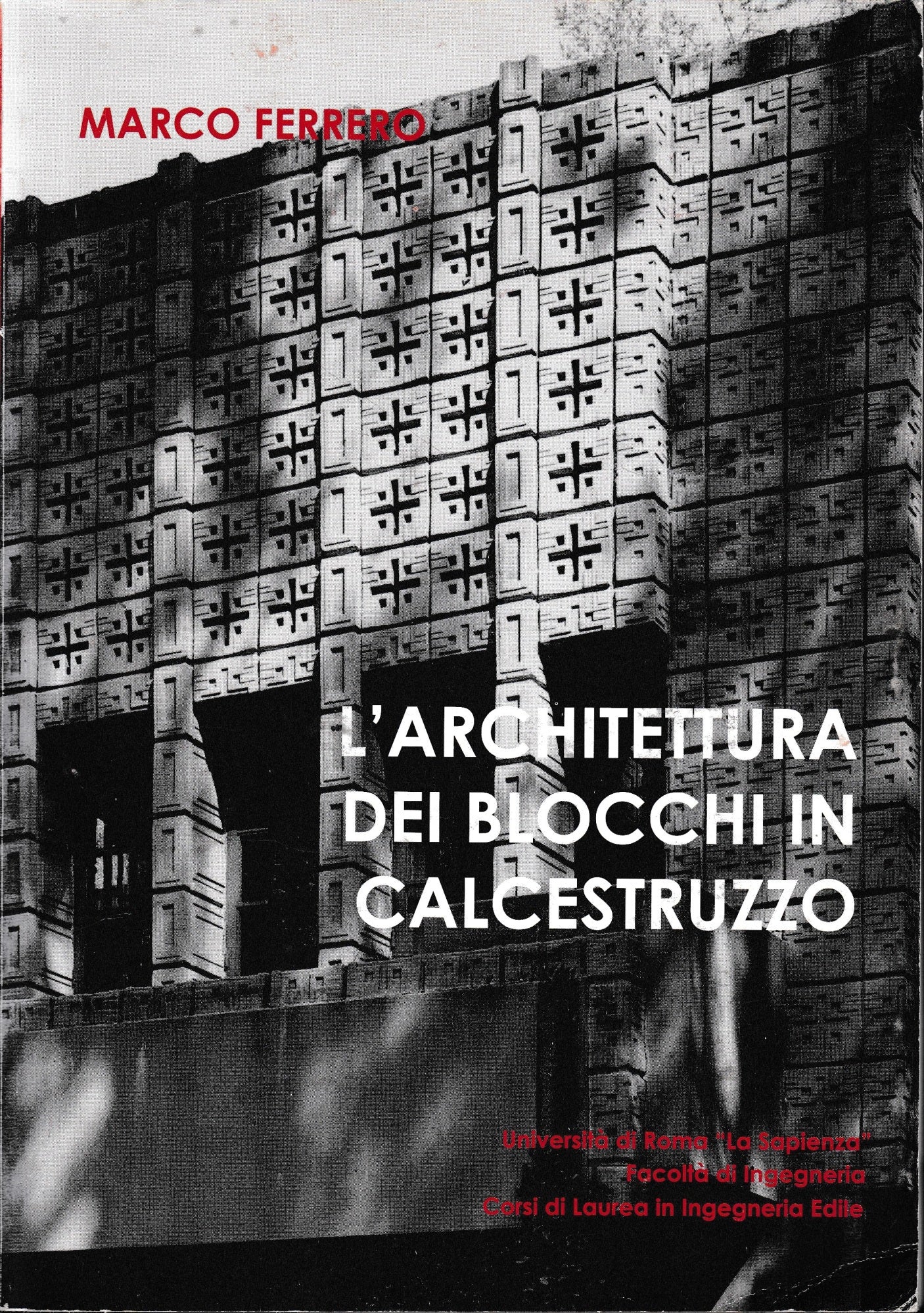 L'architettura dei blocchi in calcestruzzo - copertina