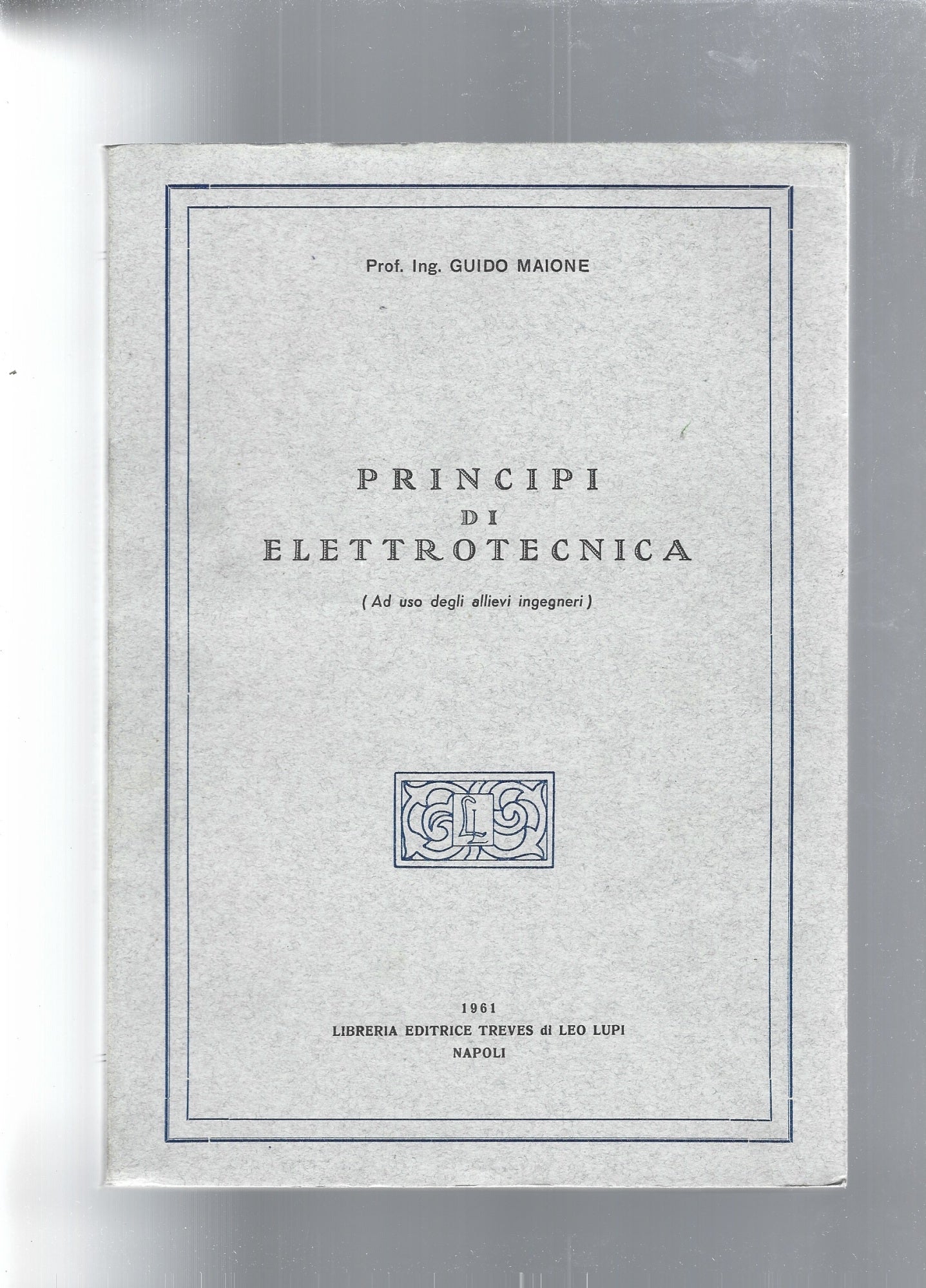 PRINCIPI DI ELETTROTECNICA - copertina