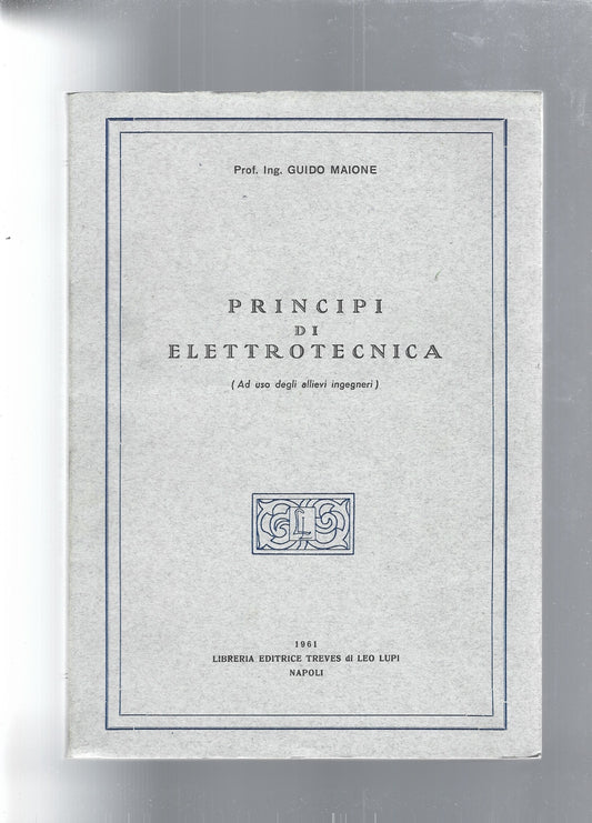 PRINCIPI DI ELETTROTECNICA - copertina