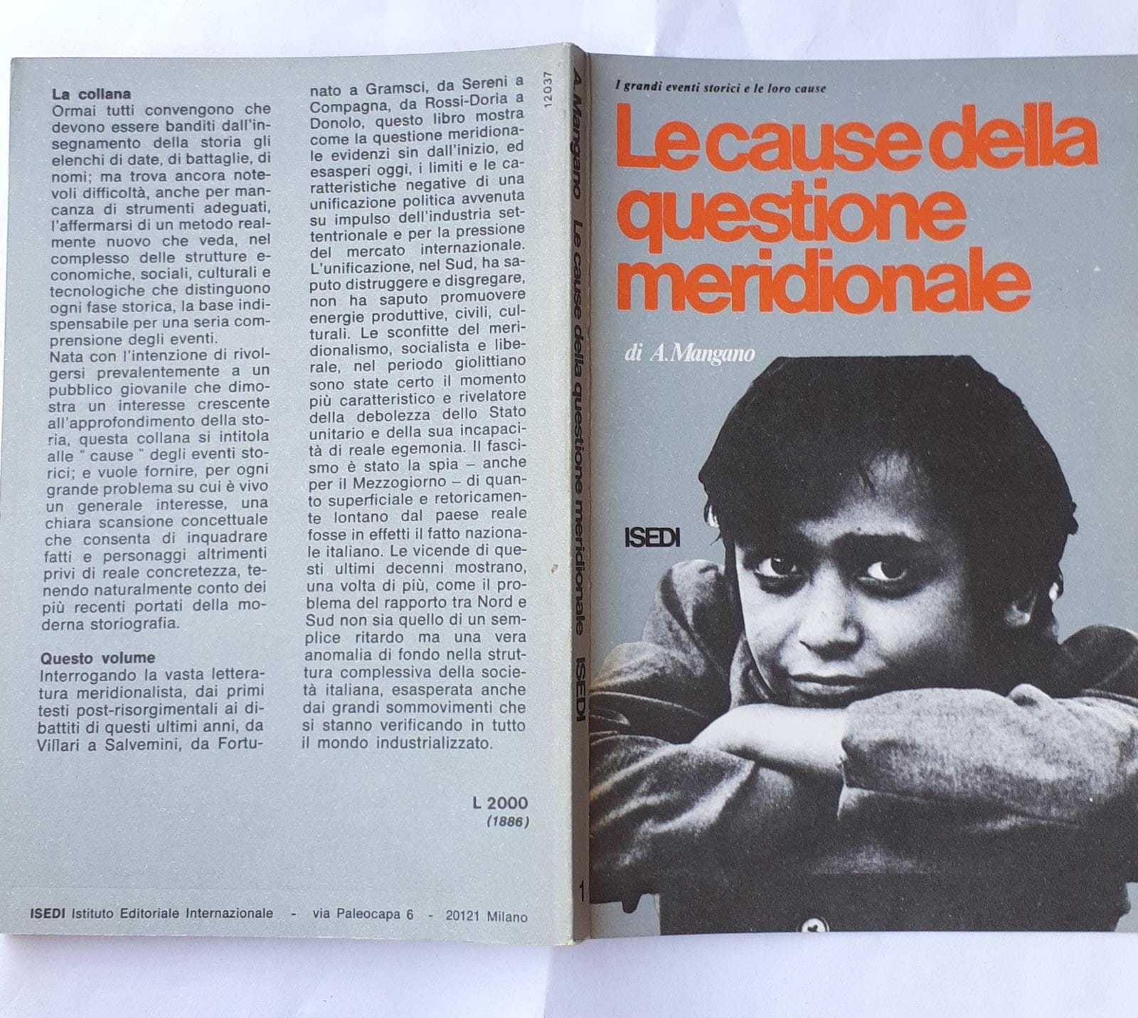 Le cause della questione meridionale - copertina