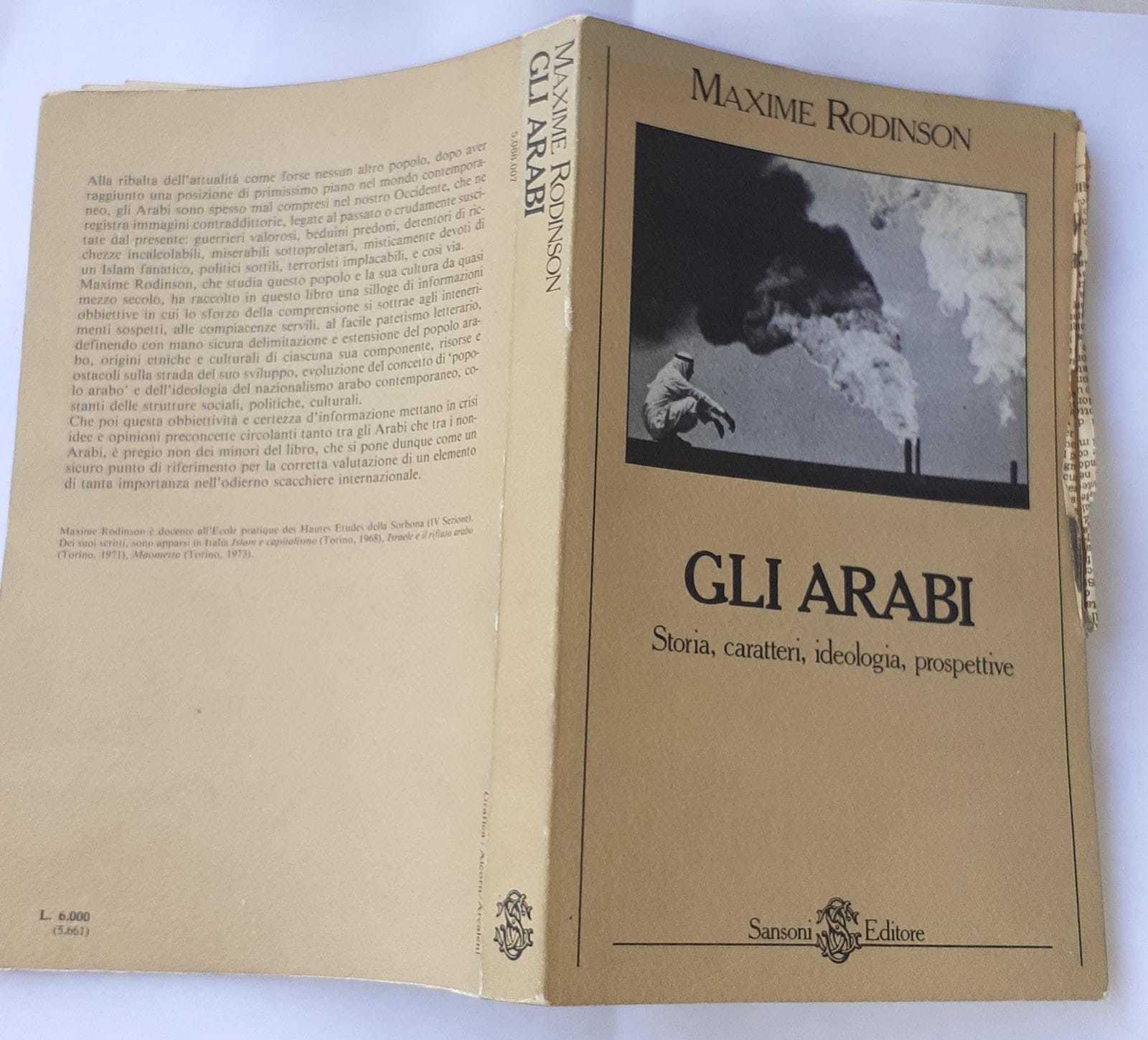 Gli arabi. Storia, caratteri, ideologia, prospettive - copertina