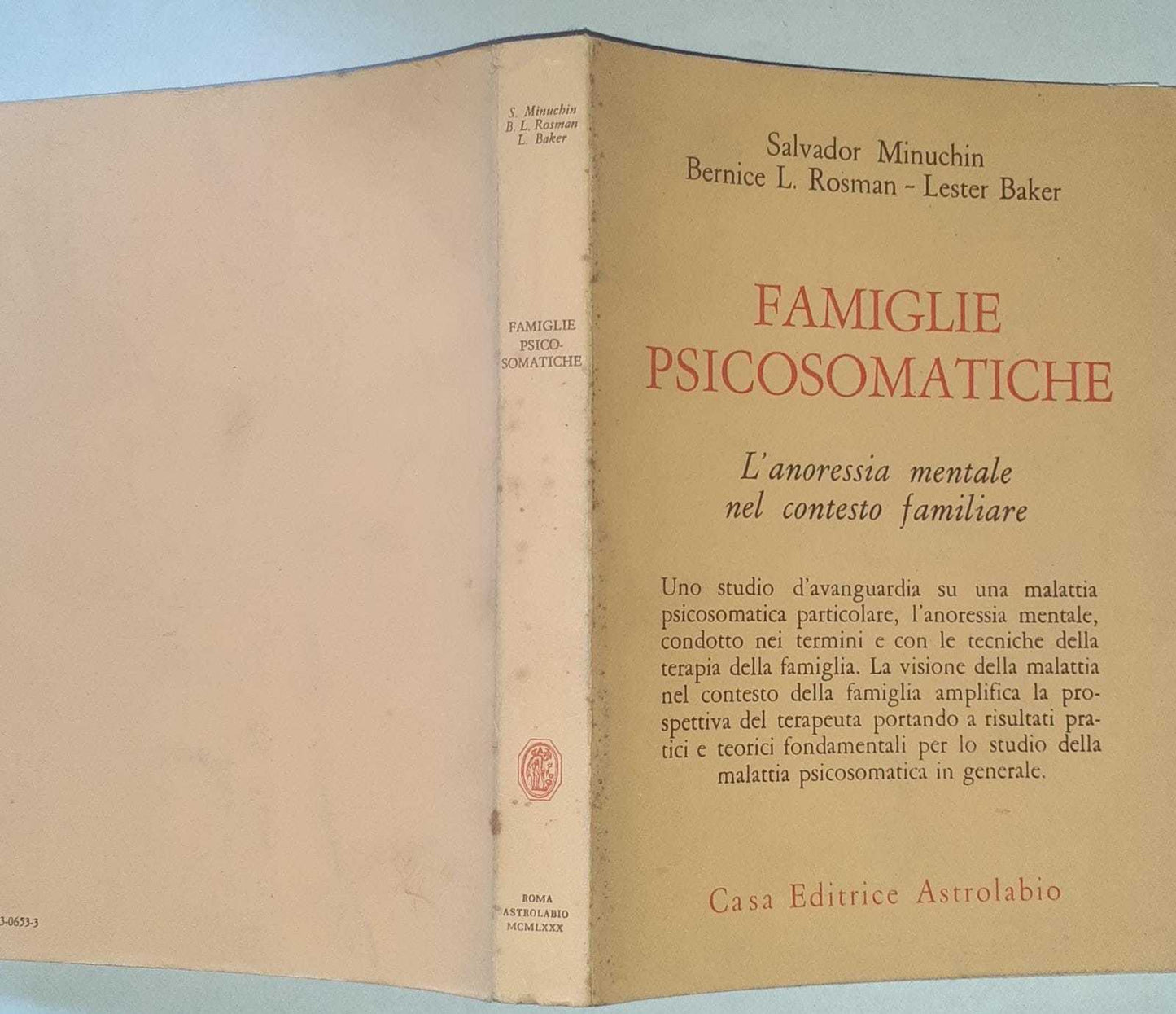 Famiglie psicosomatiche. L' anoressia mentale nel contesto familiare - copertina