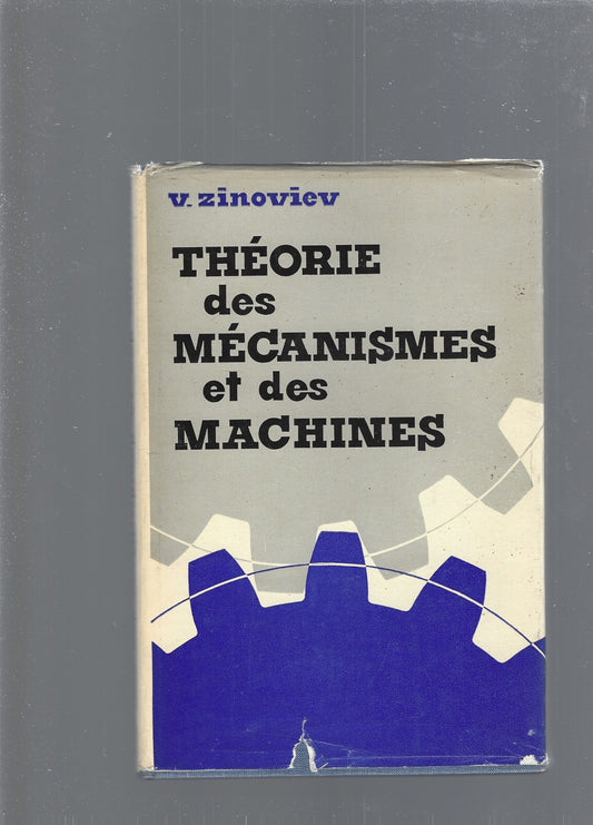 Théorie des mécanismes et des machines - copertina