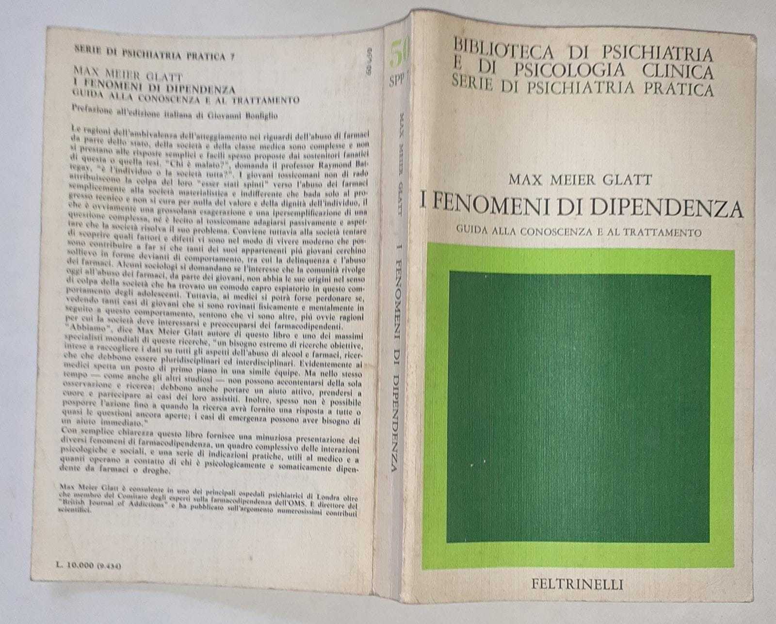 I fenomeni di dipendenza. Guida alla conoscenza e al trattamento - copertina