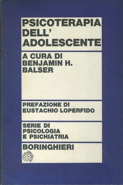 Psicoterapia dell'adolescente - copertina