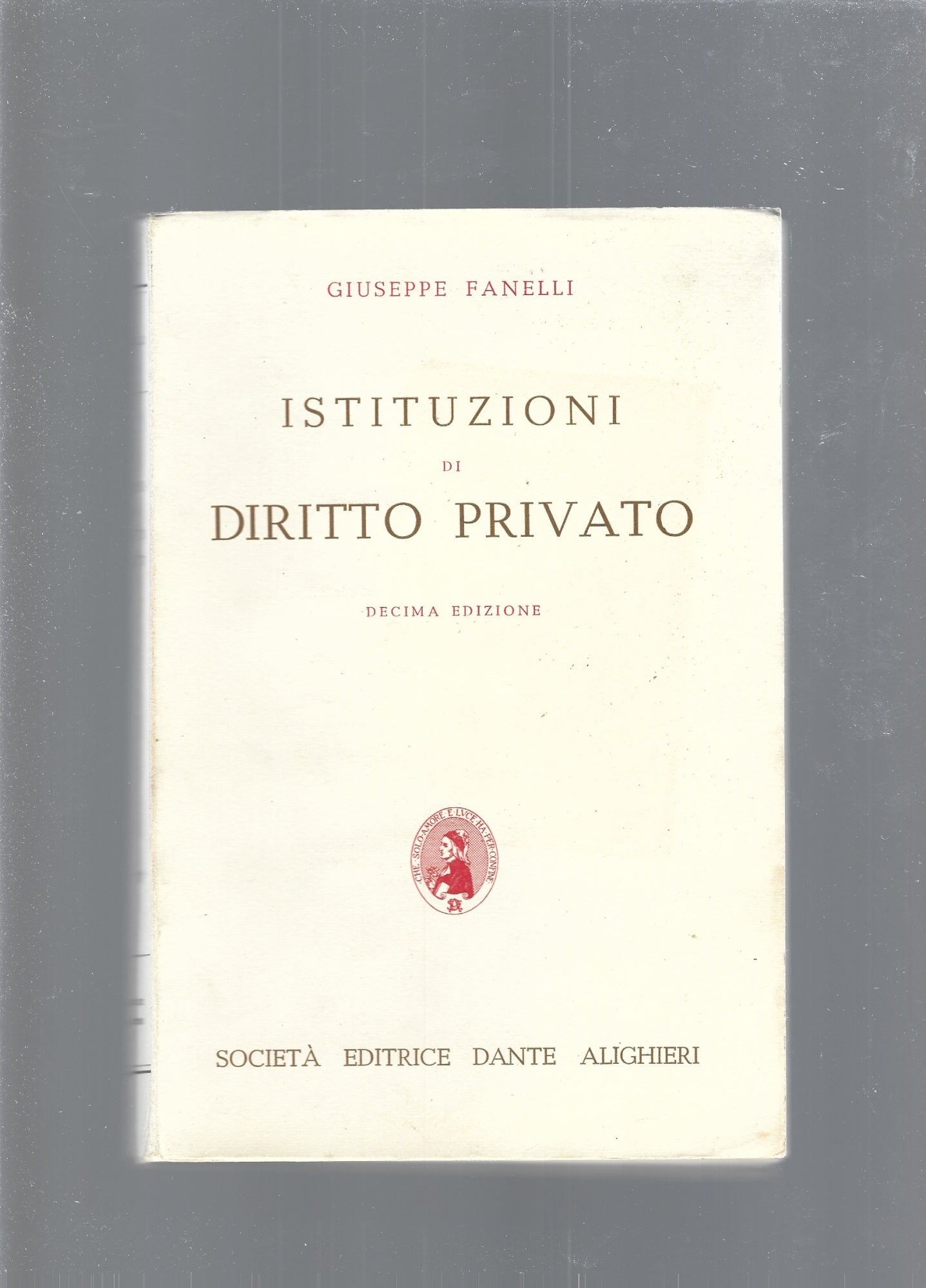 ISTITUZIONI DI DIRITTO PRIVATO - copertina