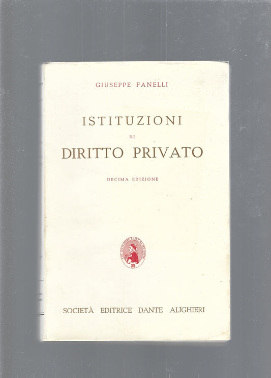 ISTITUZIONI DI DIRITTO PRIVATO - copertina