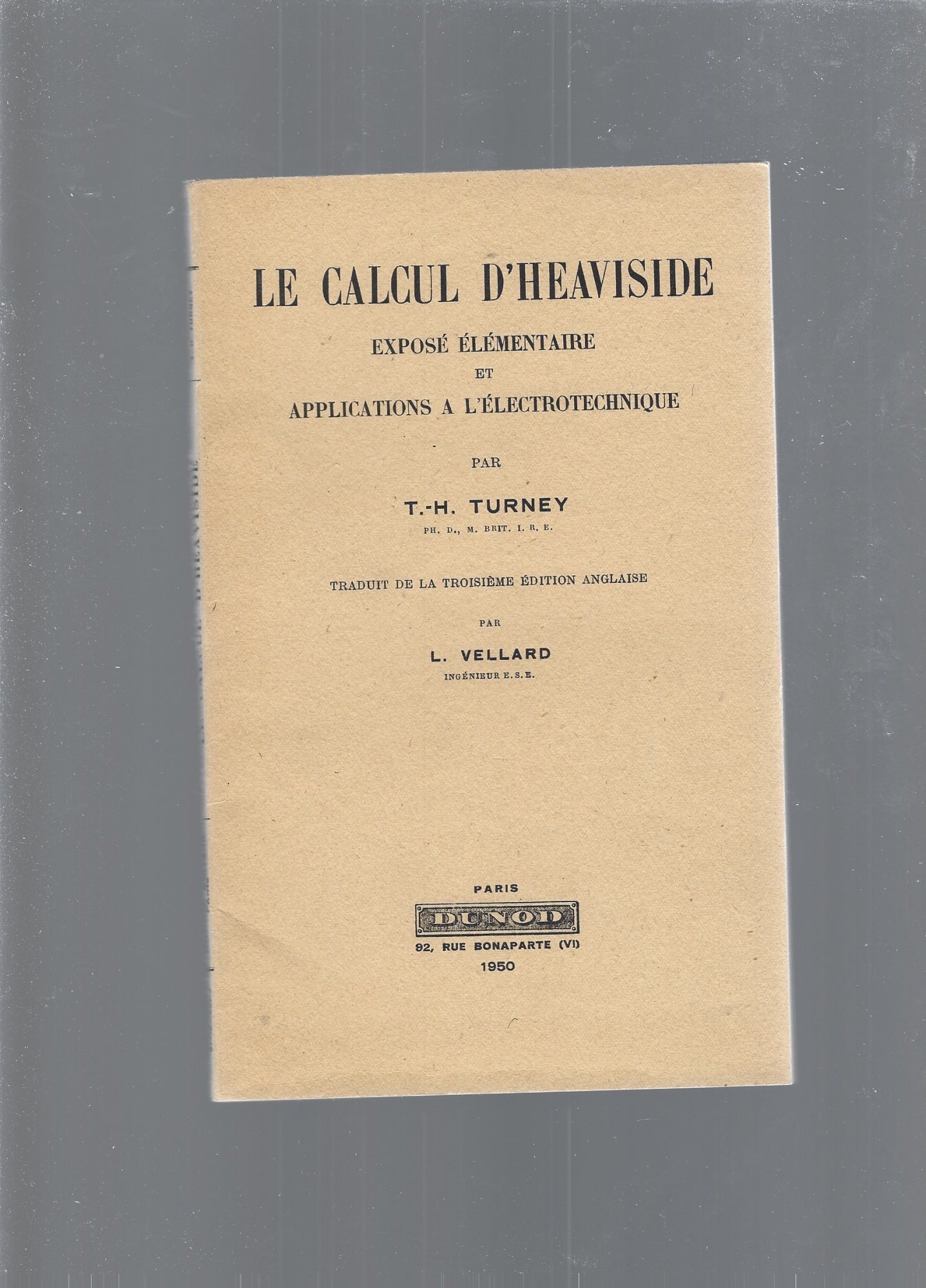 LE CALCUL D'HEAVISIDE - copertina