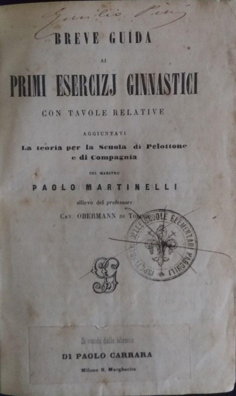 Breve guida ai primi esercizi ginnastici - copertina