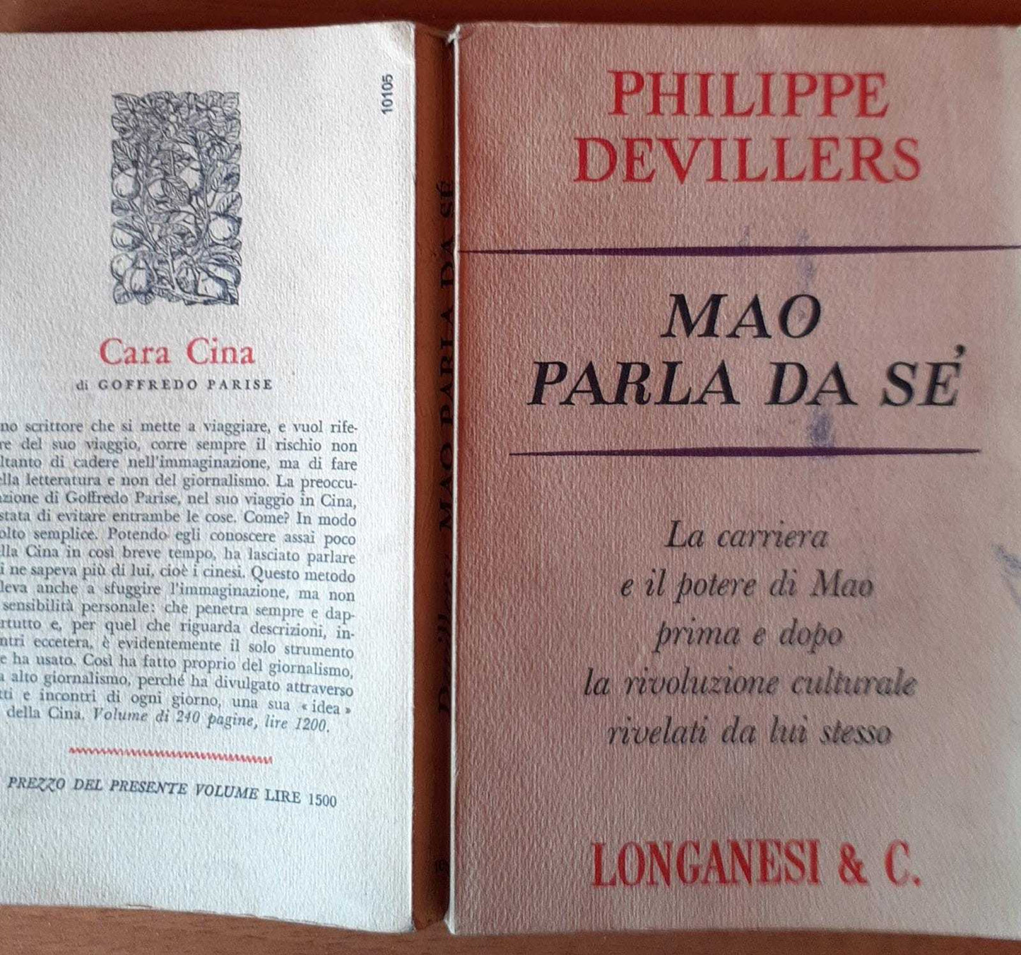 Mao parla di se' - copertina