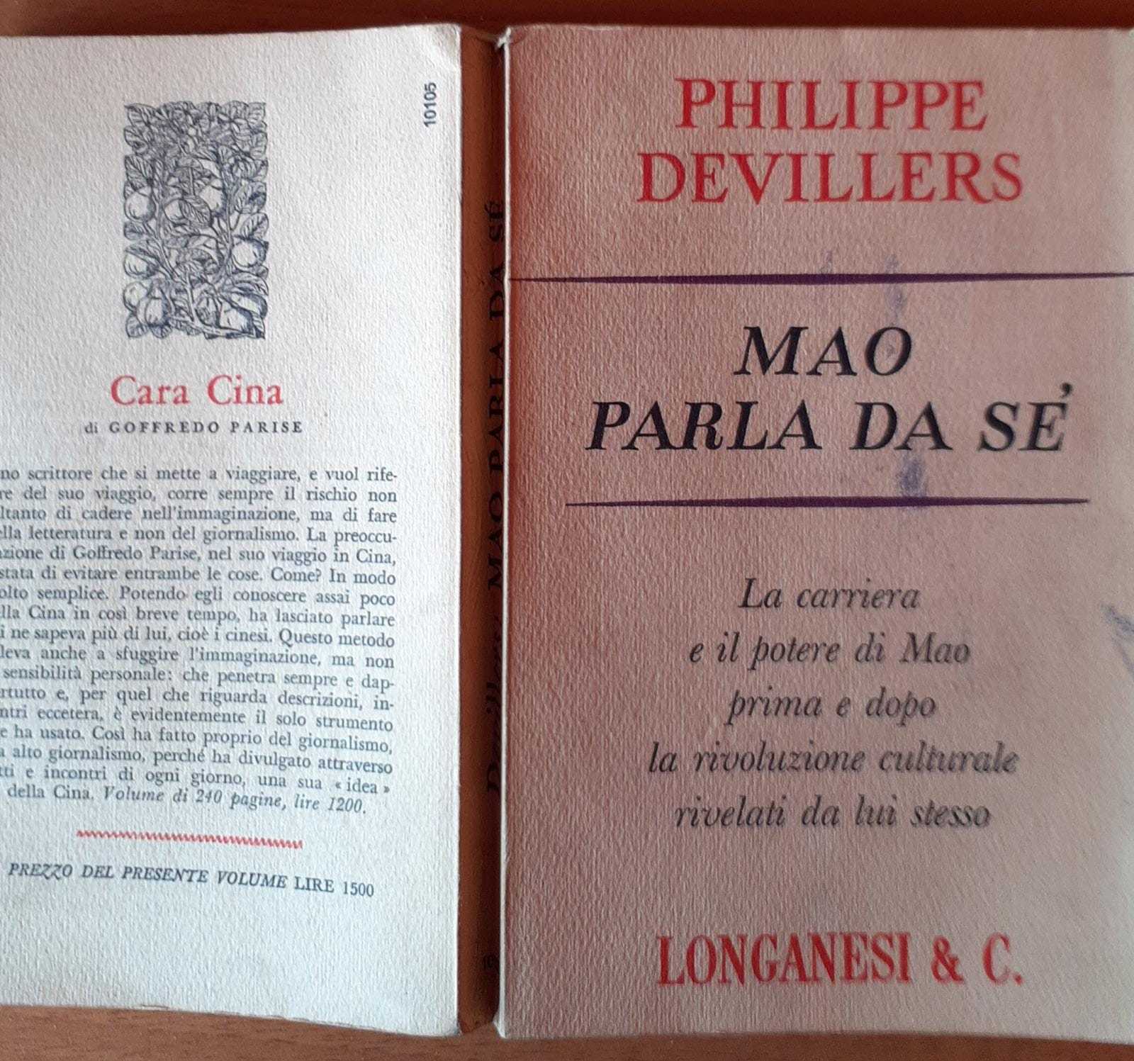 Mao parla di se' - copertina