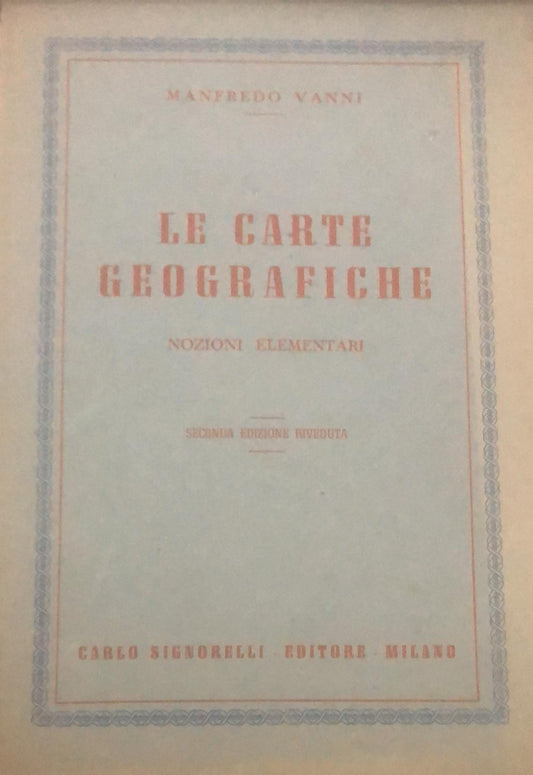 Le carte geografiche - copertina