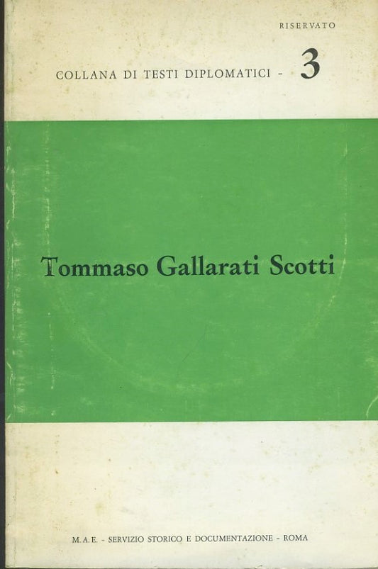 Tommaso Gallarati Scotti - copertina