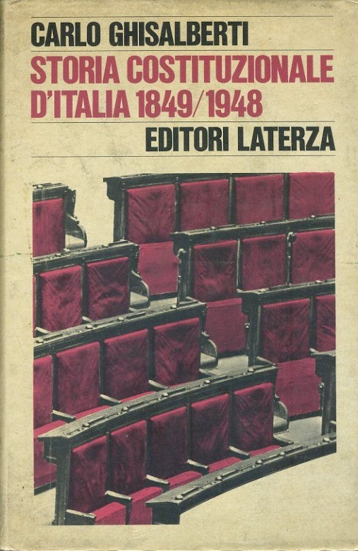 Storia costituzionale dell'Italia 1849/1948 - copertina