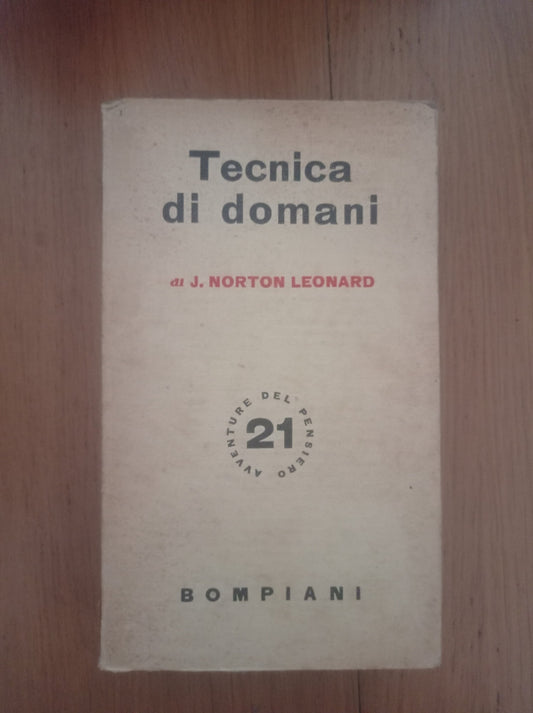 Tecnica di domani - copertina