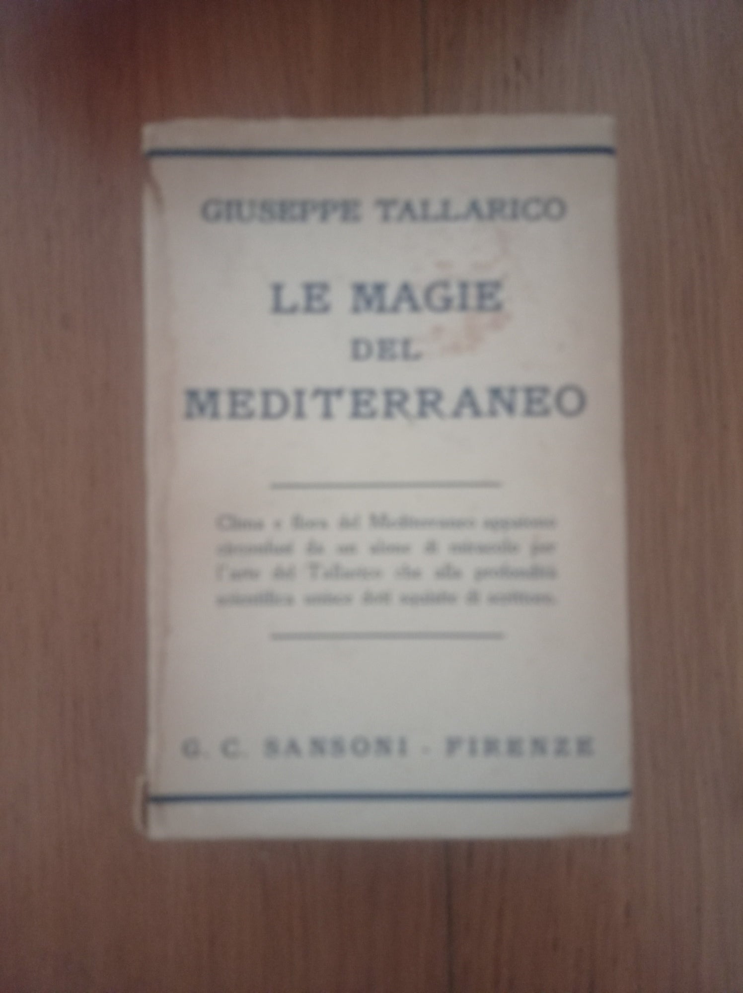 Le magie del Mediterraneo - copertina