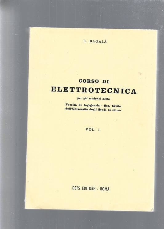 CORSO DI ELETTROTECNICA vol 1 e 2 - copertina
