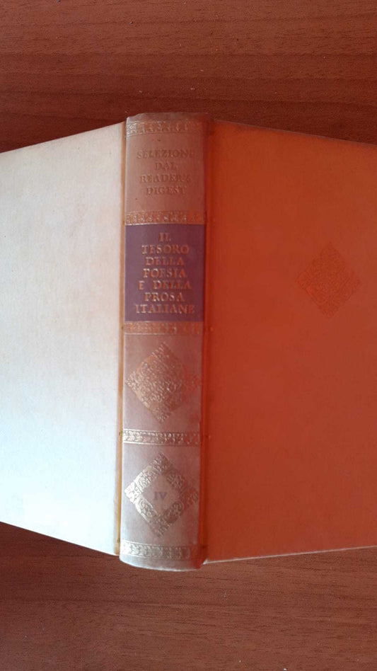 Il tesoro della poesia e della prosa italiane  IV - copertina