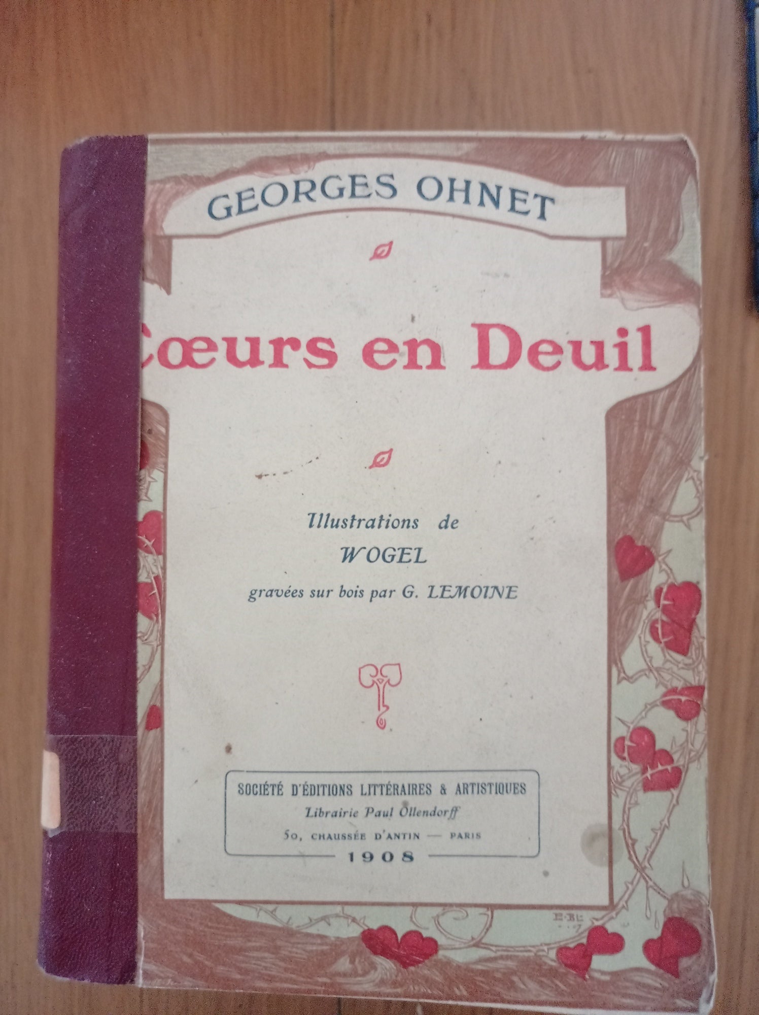 Coeurs en Deuil - copertina