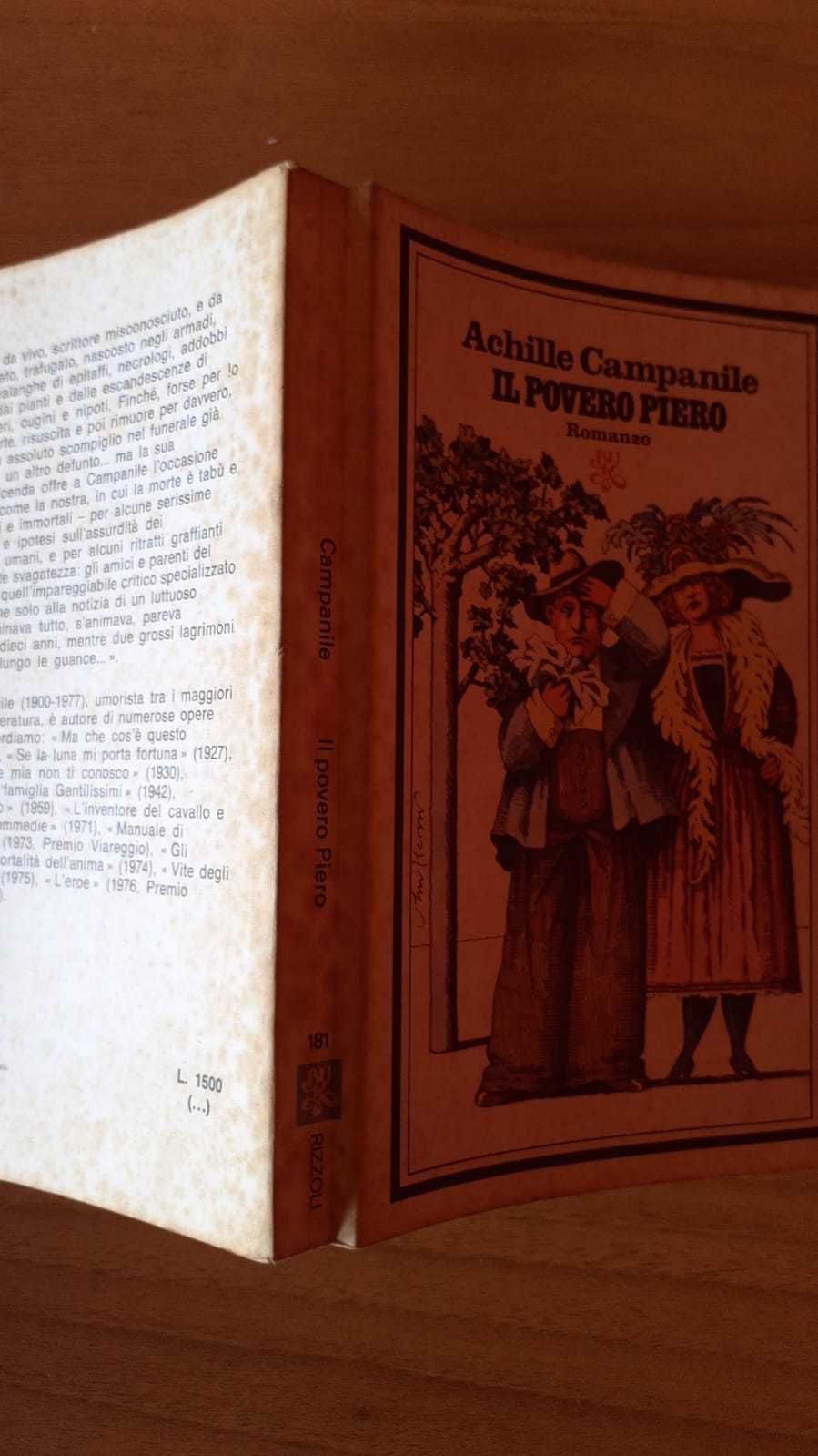 Il povero Piero - copertina