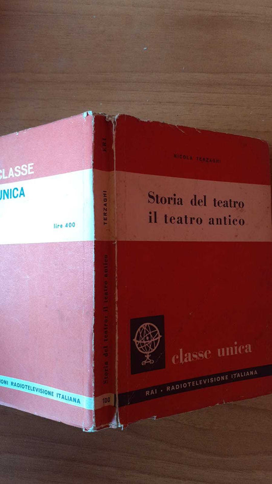 Storia del teatro il teatro antico - copertina