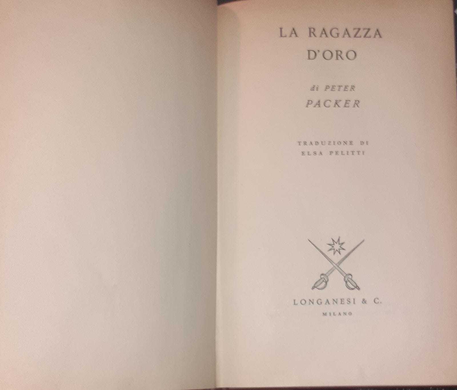 La ragazza d'oro - copertina