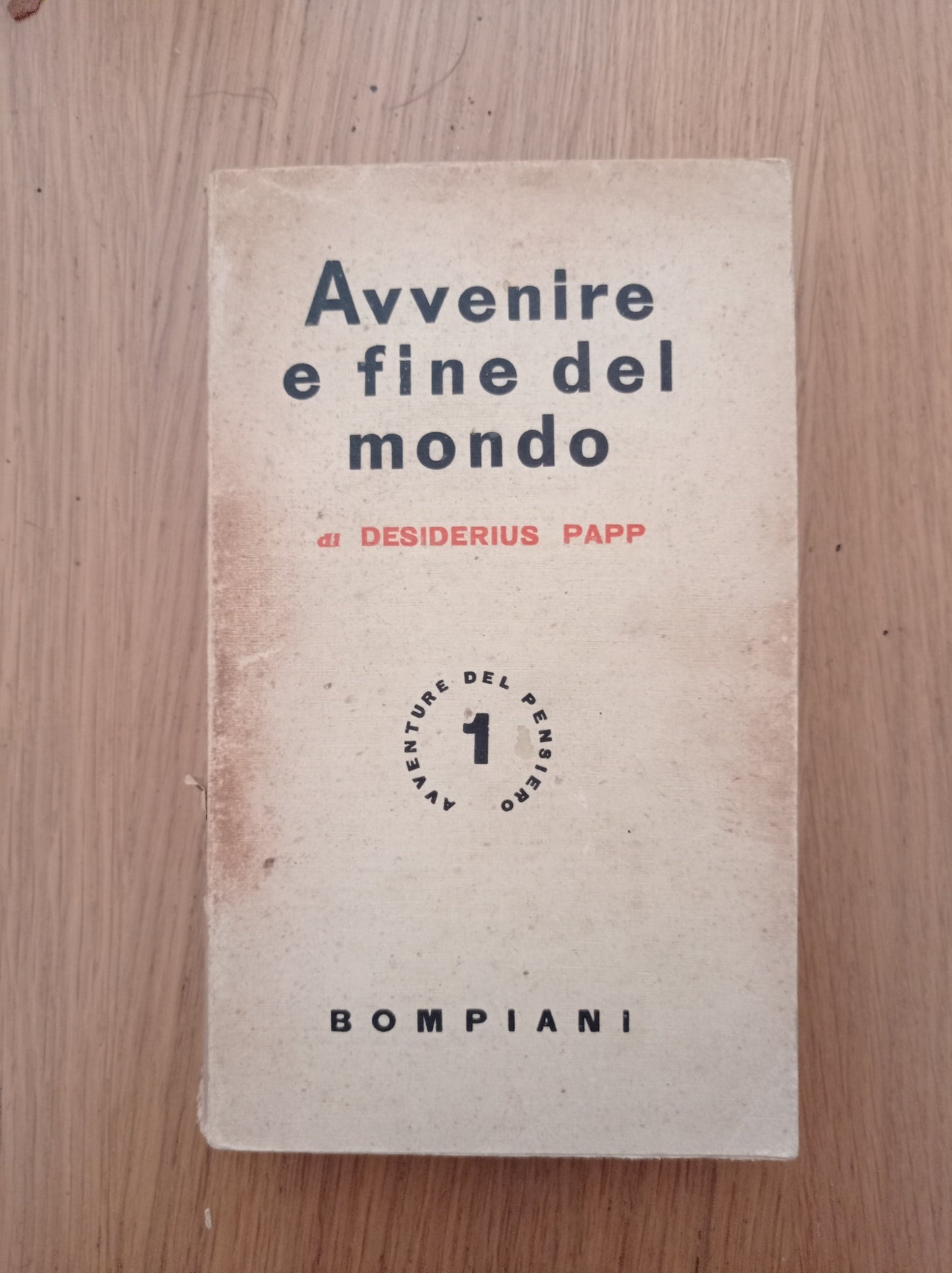 Avvenire e fine del mondo - copertina