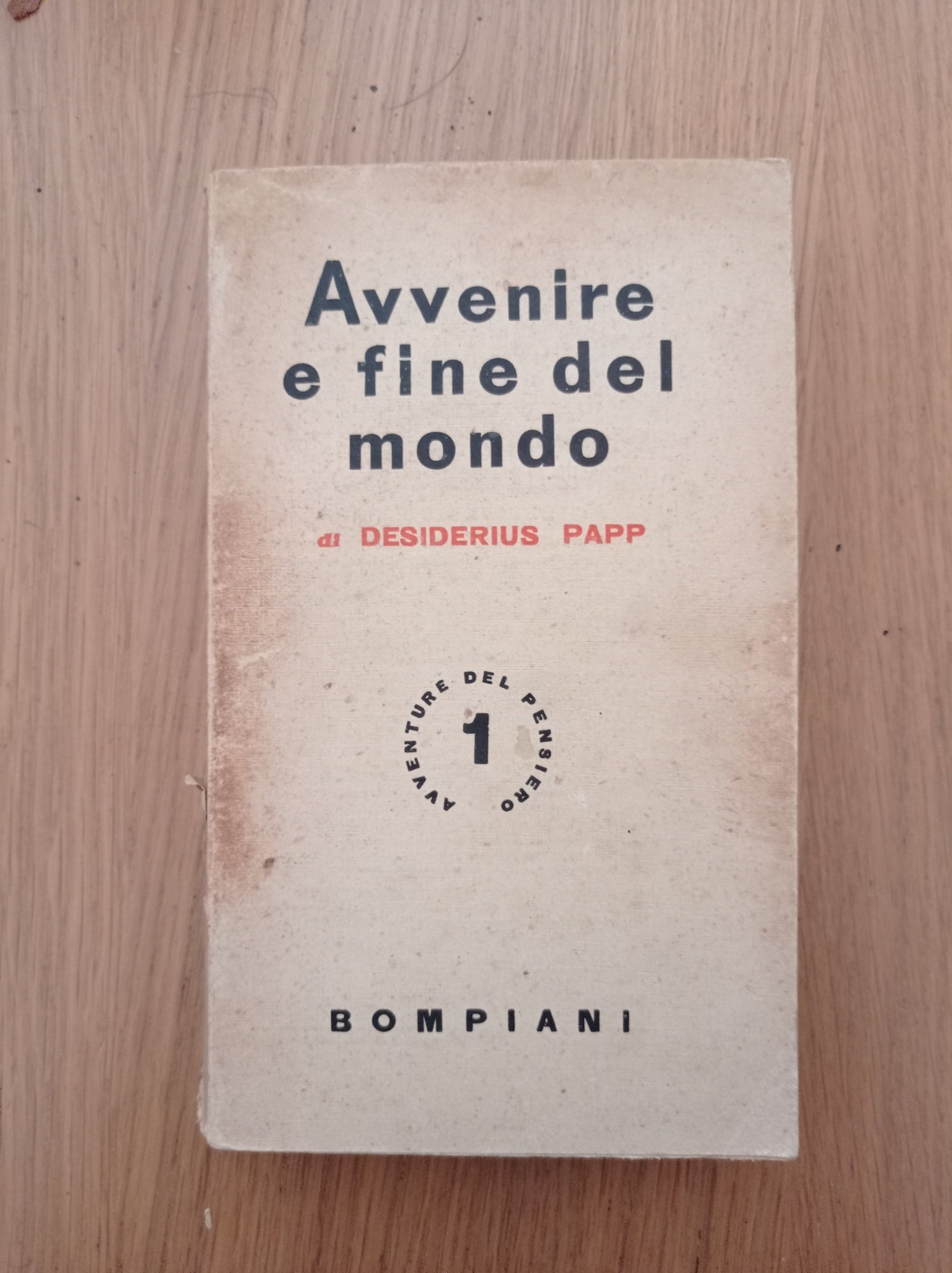 Avvenire e fine del mondo - copertina