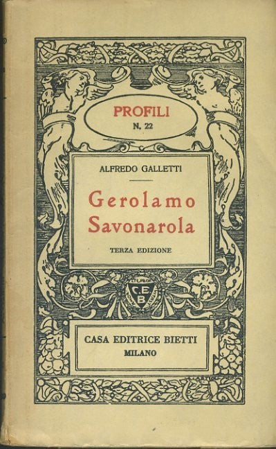 Gerolamo Savonarola - copertina