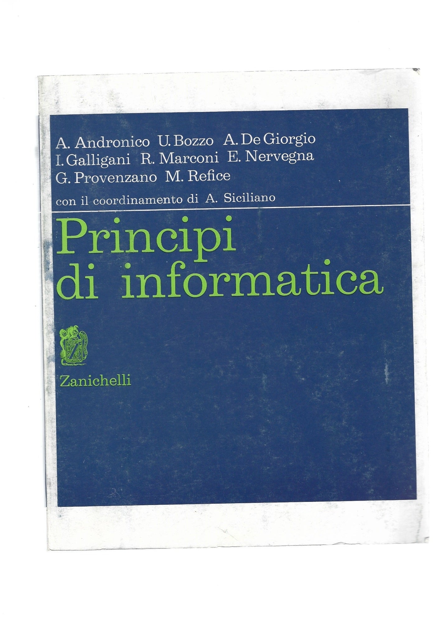 PRINCIPI DI INFORMATICA - copertina