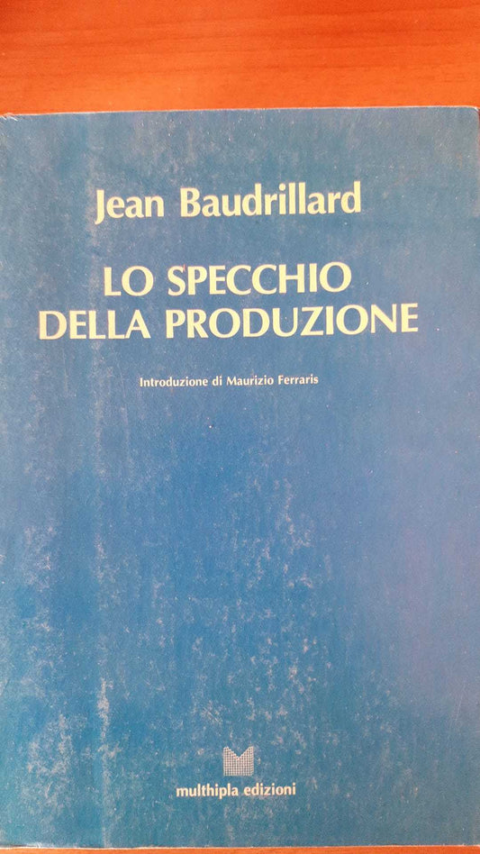 Lo specchio della produzione - copertina