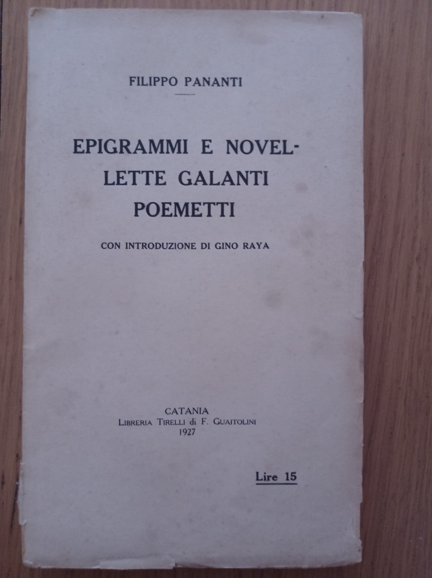 Epigrammi e novellette galanti poemetti - copertina