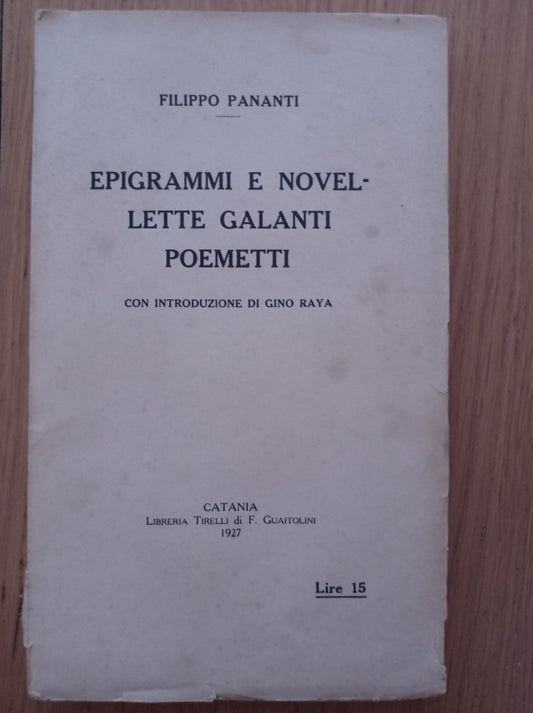 Epigrammi e novellette galanti poemetti - copertina