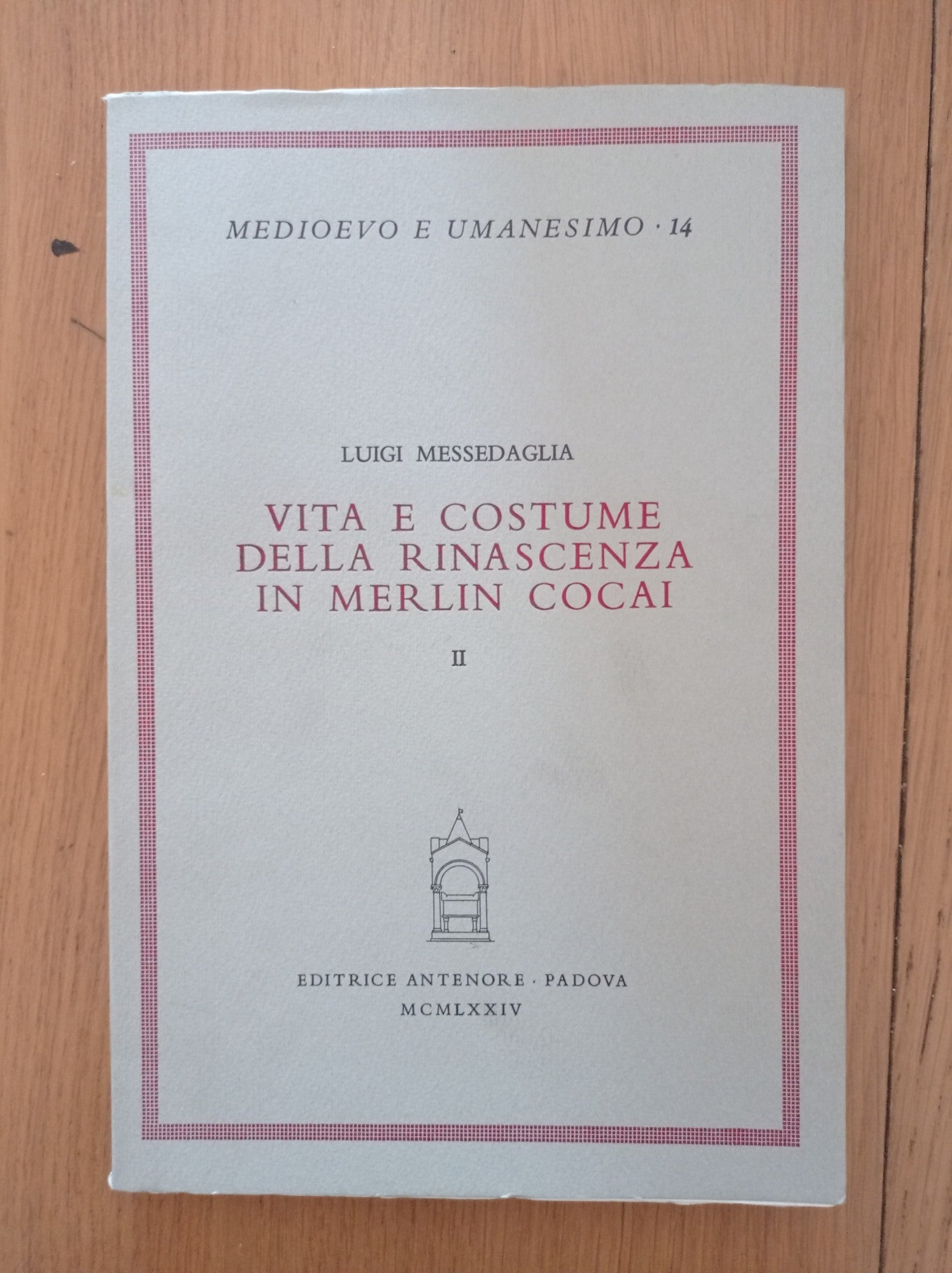Vita e costume della Rinascenza in Merlin Cocai II - copertina